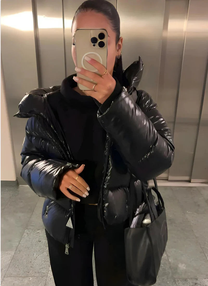 Shiny Puffer Jacket Unisex