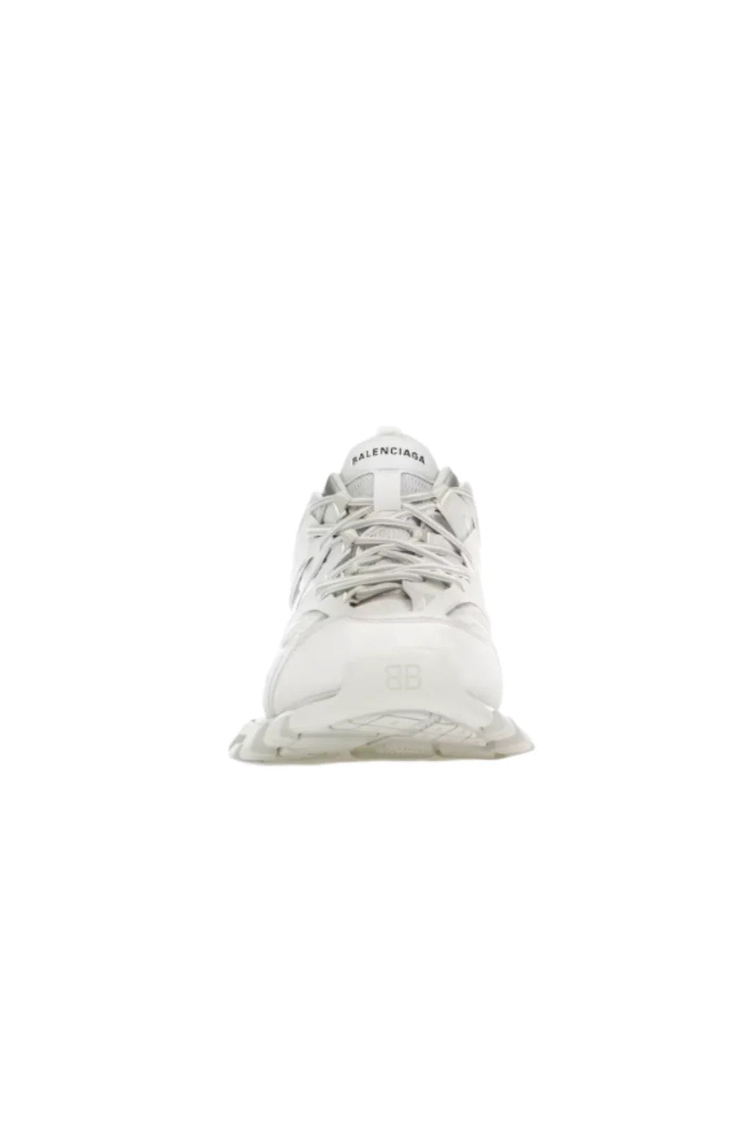 "BLNCIAGA" Track Sneaker Cream