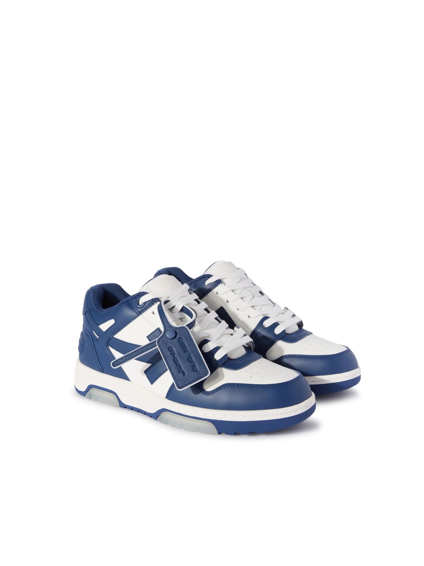 "Off" Sneaker Blue/White