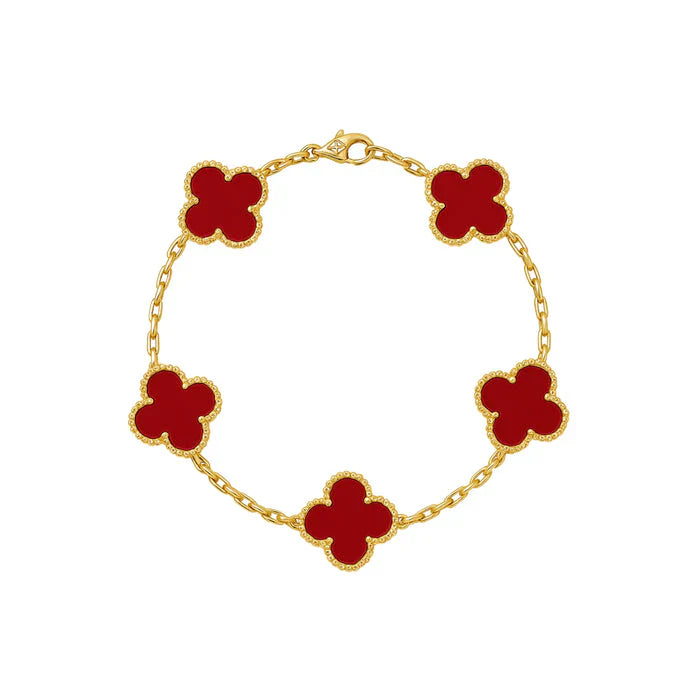 "Cleef" Clover Bracelet - Mulitcolour