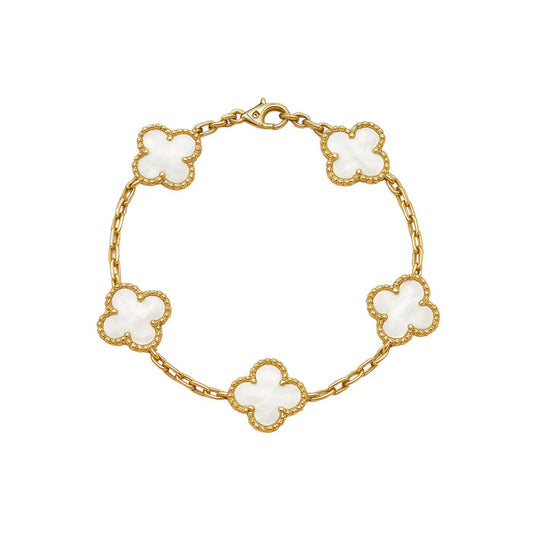 "Cleef" Clover Bracelet - Mulitcolour