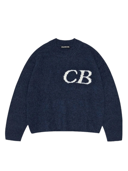 "CB" Knit Sweater